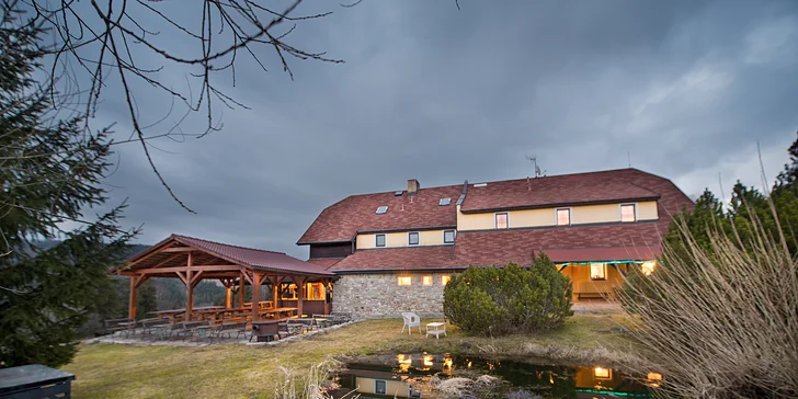 2 nebo 3 noci v malebném šumavském hotelu s domácí kuchyní