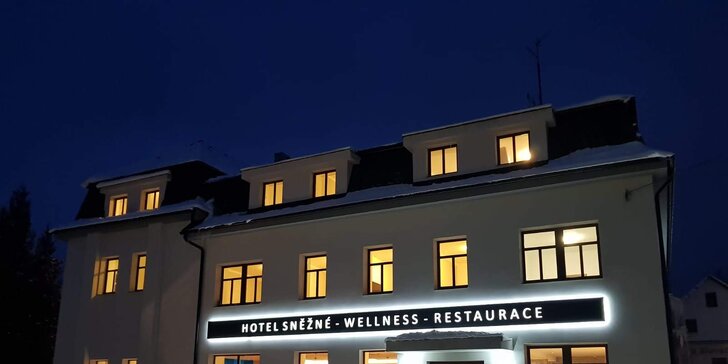 Aktivní pobyt s polopenzí a wellness v zrekonstruovaném hotelu na Vysočině