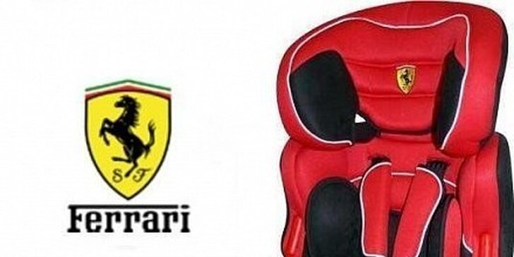1849 Kč za autosedačku Ferrari BeLine SP 2010 s alarmem! Sleva 36 %!