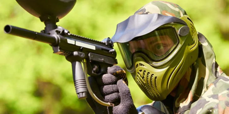 3 h paintballu u Opavy pro 1 i 10 lidí: zbraň, mundúr, rukavice a 100 kuliček pro každého