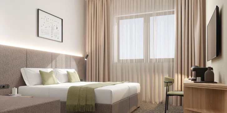 Po príchode sa ubytujete v izbe Superior Double/Twin s rozlohou 21⁠–⁠23 m².