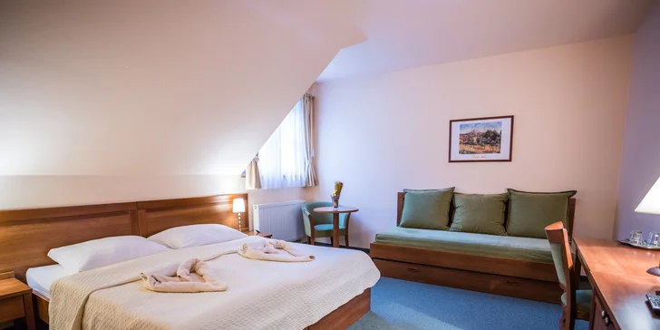 Aktivní pobyt pro páry i rodinu: polopenze, neomezený wellness a vířivka