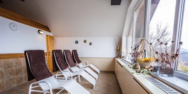 Aktivní pobyt pro páry i rodinu: polopenze, neomezený wellness a vířivka