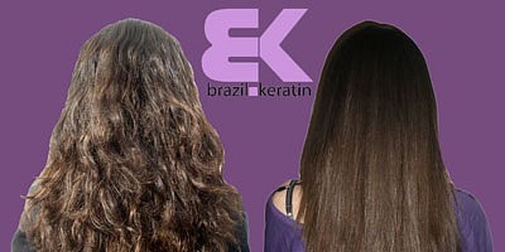 1900 Kč za brazilský keratin RLIZZ -přírodní narovnávání a ozdravení vlasů