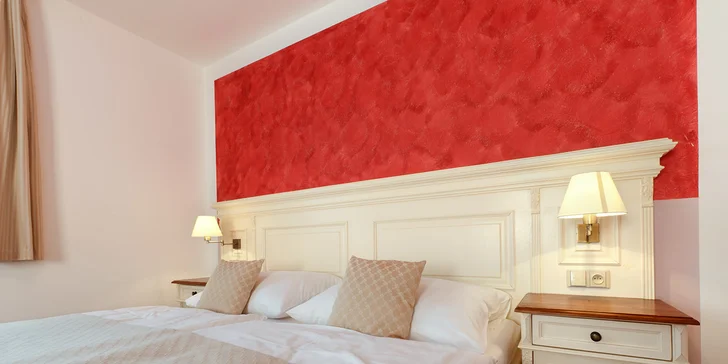 Romantika v luxusním wellness resortu u Pardubic s polopenzí a relaxací