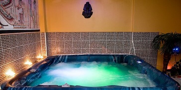 Odpočinek v soukromé vířivce a sauně: 90 minut relaxace až pro 4 osoby