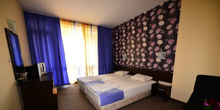 Letecky na Slunečné pobřeží: 7 nocí s all inclusive, cca 260 m od pláže