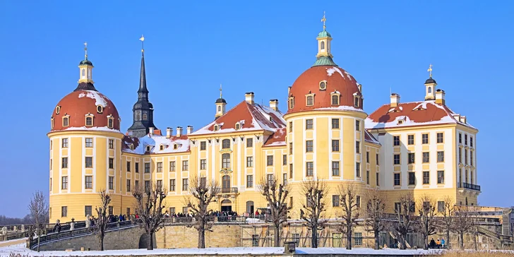 Vlakem za Popelkou na zámek Moritzburg a do Drážďan vč. prohlídky města