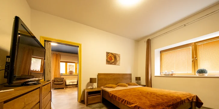 Ve wellness nechybí relaxační místnost s postelí. 