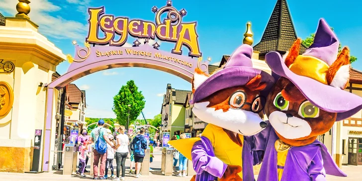 Celodenní vstup do polského zábavního parku Legendia se 40 super atrakcemi
