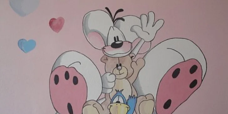 Jen 2400 Kč za zdokonalení vašich prostor. Kresby na zeď se slevou 40%.
