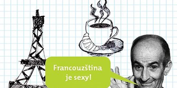 1100 Kč za víkendový kurz francouzštiny na cesty v původní hodnotě 2300 Kč