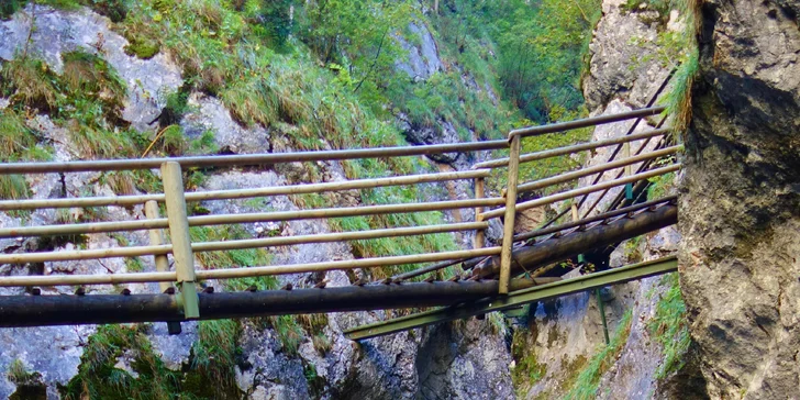 Jednodenní poznávací výlet do kaňonu Medvědí soutěska v Rakousku