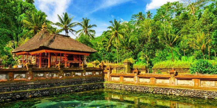 Letní poznávací zájezd na Bali: 12 nocí v 3* a 4* hotelech se snídaní, průvodce