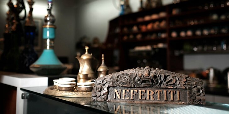 Poklidný dýchánek v čajovně Nefertiti: vodní dýmka a nápoj dle výběru