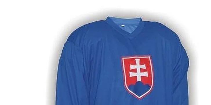 399 Kč za národní IL hokejové dresy ČR, SK a retro ČSSR místo 800Kč
