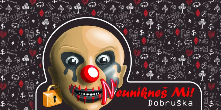 Úniková hra Neunikneš Mi! – Hugovo casino pro 3 nebo 4 hráče