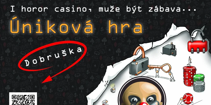 Úniková hra Neunikneš Mi! – Hugovo casino pro 3 nebo 4 hráče