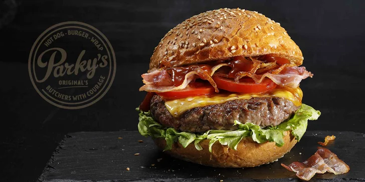 30% sleva na celý sortiment Parky’s Vodičkova: burgery, hot dogy a wrapy