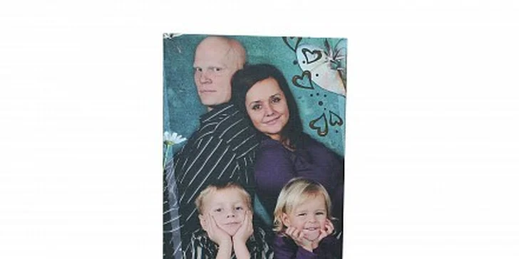 547 Kč za fotoplátno z Vaší fotografie 50x40 se slevou 40 %