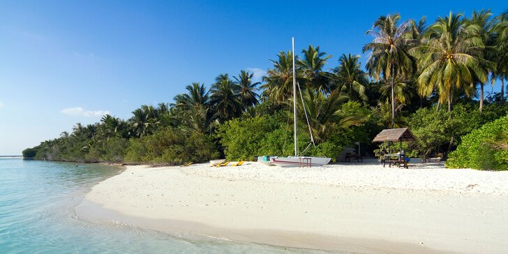3* hotel na exotických Maledivách: 7–14 nocí, plná penze, wellness centrum, česky hovořící delegát na telefonu