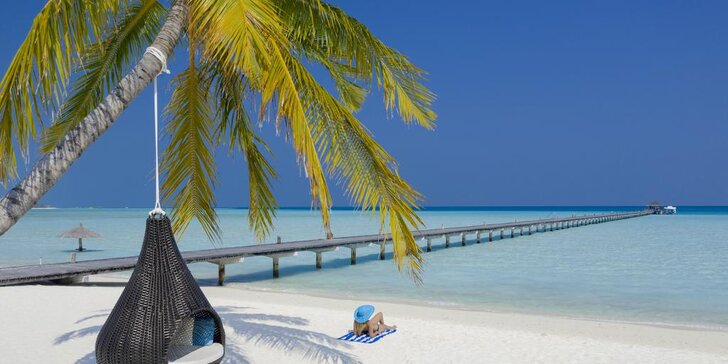 Pravá exotika v 4* resortu na Maledivách: 6–12 nocí, plná penze, spa a fitness
