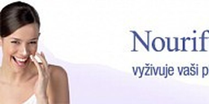 220 Kč za ošetření přírodní kosmetikou NouriFusion + minikurz péče o pleť