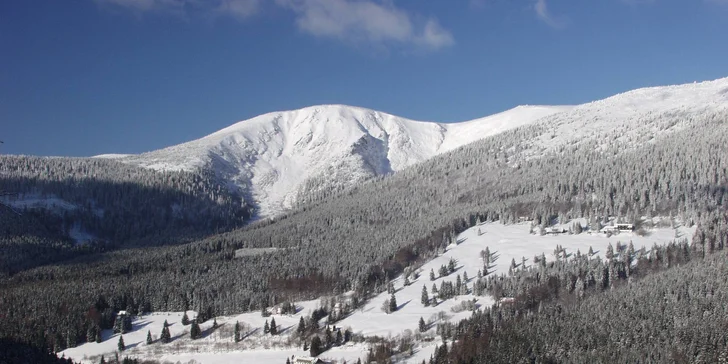 Aktivní dovolená v Krkonoších: polopenze, na dosah lanovka v Horních Mísečkách