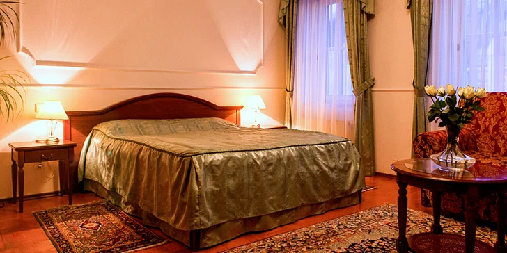 Užijte si královský pobyt v hotelu Krásná královna. 