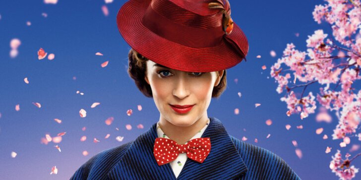 Vstupenka na rodinný film "Mary Poppins se vrací" v kině Lucerna
