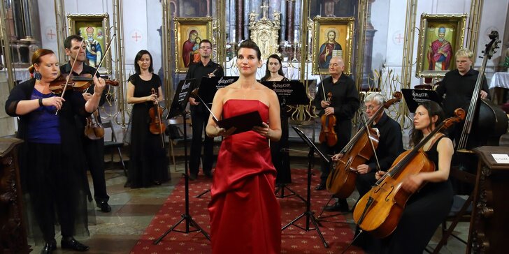 Vstupenka na romantické koncerty u Karlova mostu v katedrále sv. Klimenta