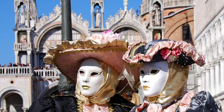 Proslulý karneval v romantických Benátkách vč. ubytování na 1 noc se snídaní