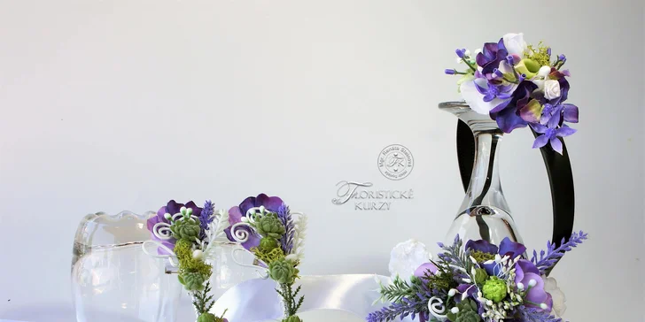 Floristické kurzy: Vyrobte si květinovou čelenku a náramek nebo uvažte kytici