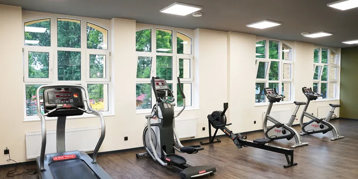 Majú tu aj fitness.
