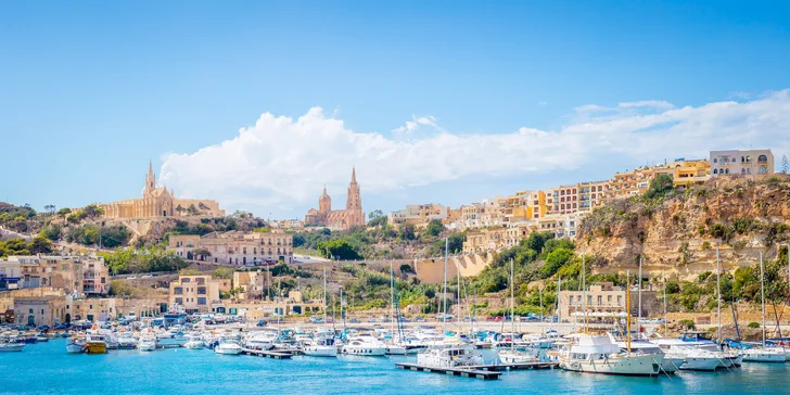 Poznávací zájezd na Maltu a Gozo: letenka, 5 nocí se snídaní a průvodce