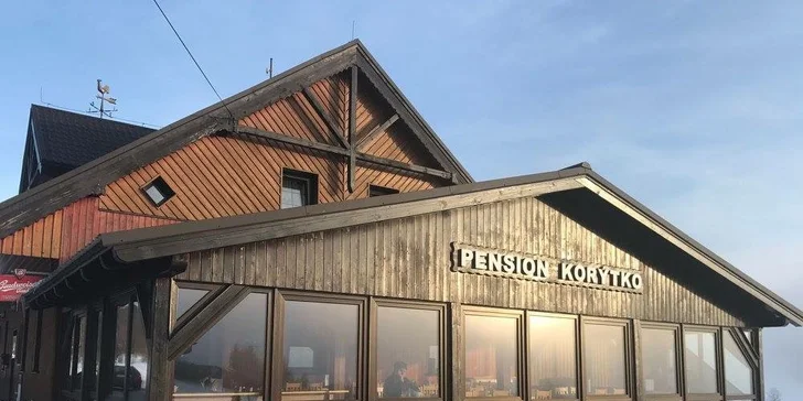 Pension Korýtko, kde budete bydlet, vám poskytne pohodové zázemí, odkud budete vyrážet na výlety.