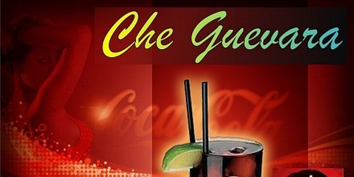 99 Kč za 3x Che Guevara rum + 3x 0,2l Cola v původní hodnotě 225 Kč