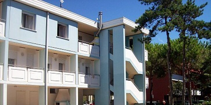 6000 Kč za týdenní pobyt u moře v apartmánech pro 4-7 osob v Bibione