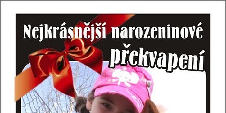 3375 Kč za narozeniny Vašeho dítěte s živým poníkem přímo na Vaší zahradě