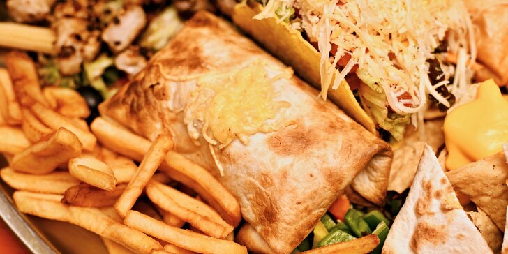 Ochutnejte pravé Mexiko: velké degustační menu pro 2 nebo 3–4 osoby