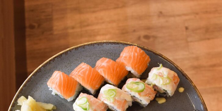 Na sushi do pasáže Alfa: 26 kousků s lososem, ředkví i avokádem