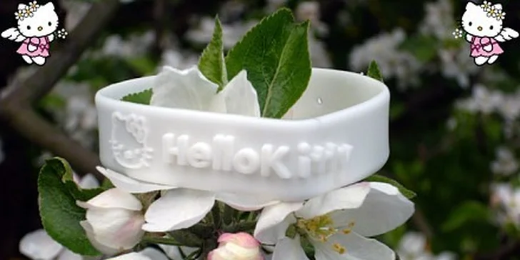 Hello Kitty náramek - působící proti komárům v hodnotě 149 Kč
