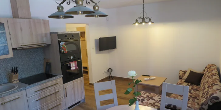 4denní pobyt v moderních apartmánech pár minut od skiareálu Lipno