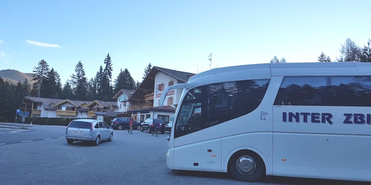 7denní zájezd na lyžování do Dolomit: doprava autobusem, ubytování a polopenze