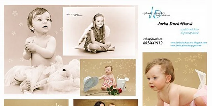 199 Kč za JD Photography - ateliérové fotografování v hodnotě 300 Kč