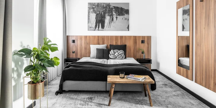 Hotel nabízí široký výběr pokojů, které spojují moderní styl, útulnost a komfort.