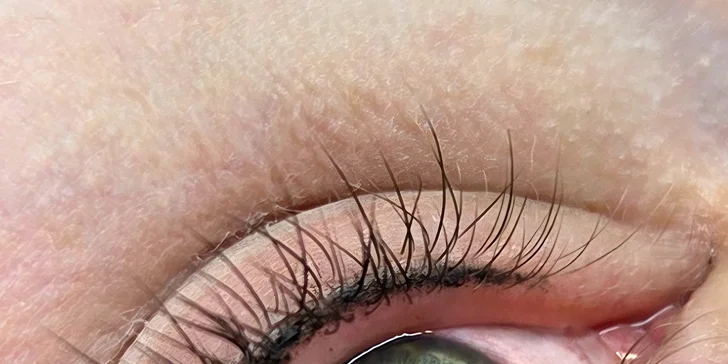 Procedura opticky zahustí řasy a jemně zvýrazní oči. 