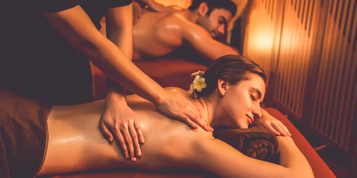 Párová thajská masáž s aromatickými oleji v délce 60–120 min.
