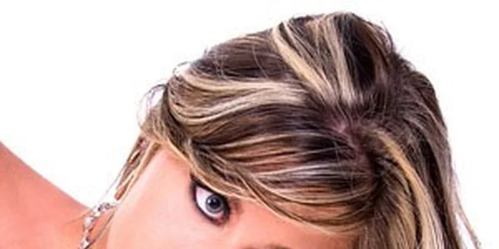 670 Kč za melír, střih, styling a finální úpravu vlasů v hodnotě 1170 Kč