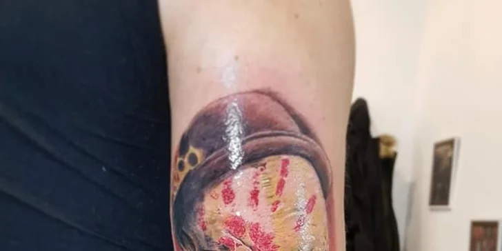 Nové tetování od tatéra Wang D z DA Ink u náměstí Jiřího z Poděbrad